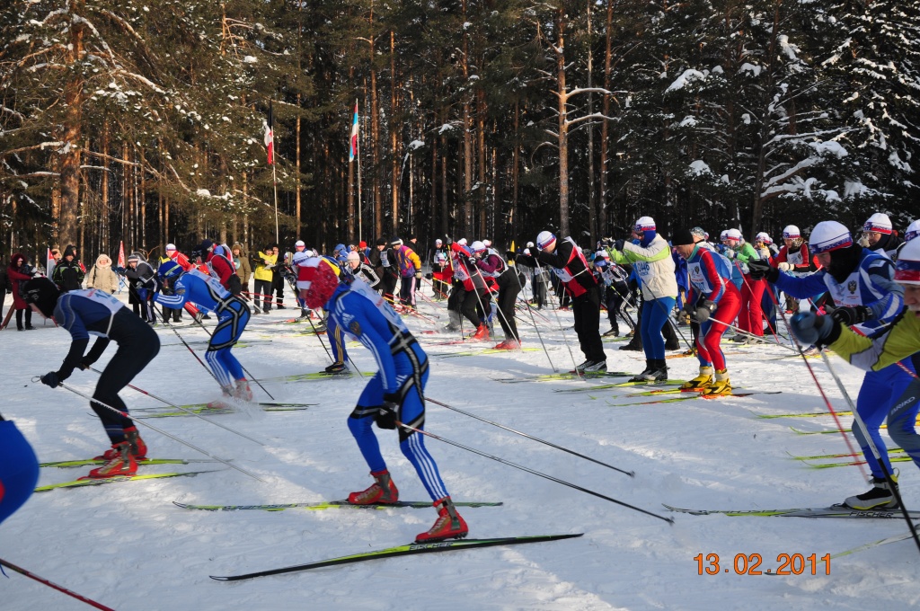 Старт Лыжни России-2011 в Воткинске